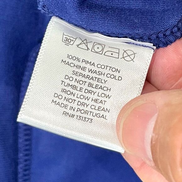 Saturdays Surf NYC Navy Blue Henley Shirt. Size Medium. - Picture 8 of 8